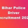 Bihar Police Driver Recruitment 2023