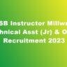 DSSSB Instructor Millwright, Technical Asst (Jr) & Other Recruitment 2023, Apply, Eligibility.
