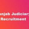 Punjab Judiciary Recruitment