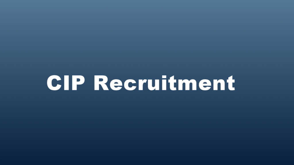 CIP Recruitment
