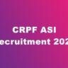 CRPF ASI Recruitment 2023