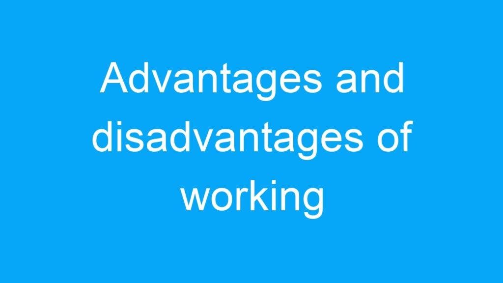 Advantages and disadvantages of working in private companies