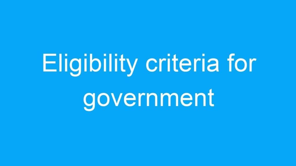 Eligibility criteria for government jobs as a 12th pass candidate in India