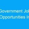 Government Job Opportunities In Jharkhand India
