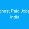 Highest Paid Jobs In India