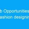 Job Opportunities In Fashion designing In India