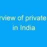 Overview of private jobs in India