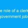 The role of a clerk in government jobs for 12th pass candidates in India