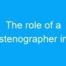 The role of a stenographer in government jobs for 12th pass candidates in India