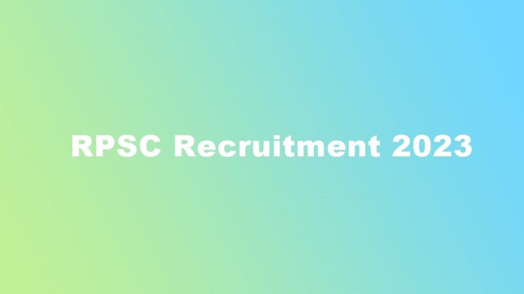 TSES Recruitment 2023
